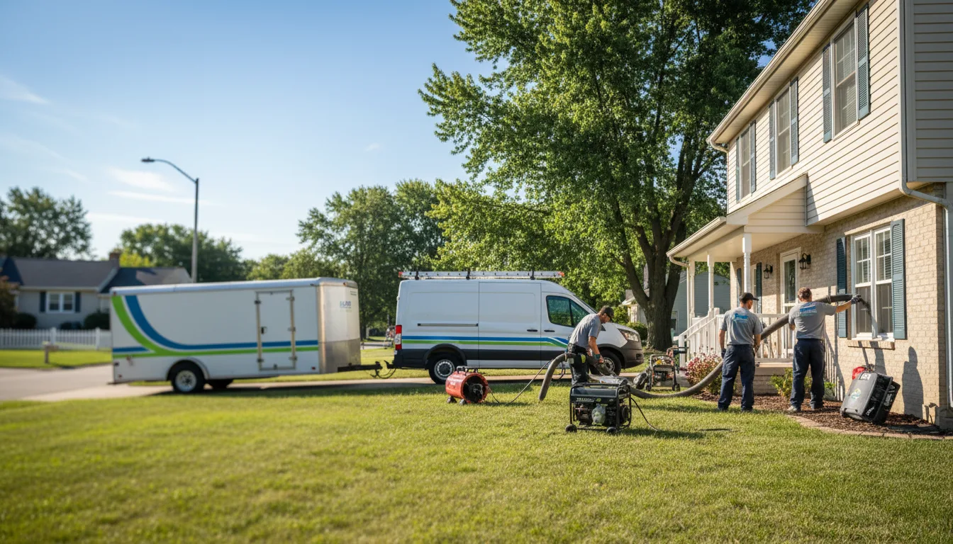 Flooded Basement Restoration And Cleanup With Repair in Adams, ND near me